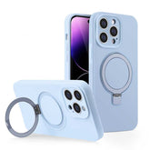 Silicone MagSafe Case with Stand for iPhone 14 Series